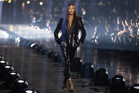 ysl 2020 spring|Naomi Campbell Sparkled and Surprised at Saint Laurent's Spring 2020.